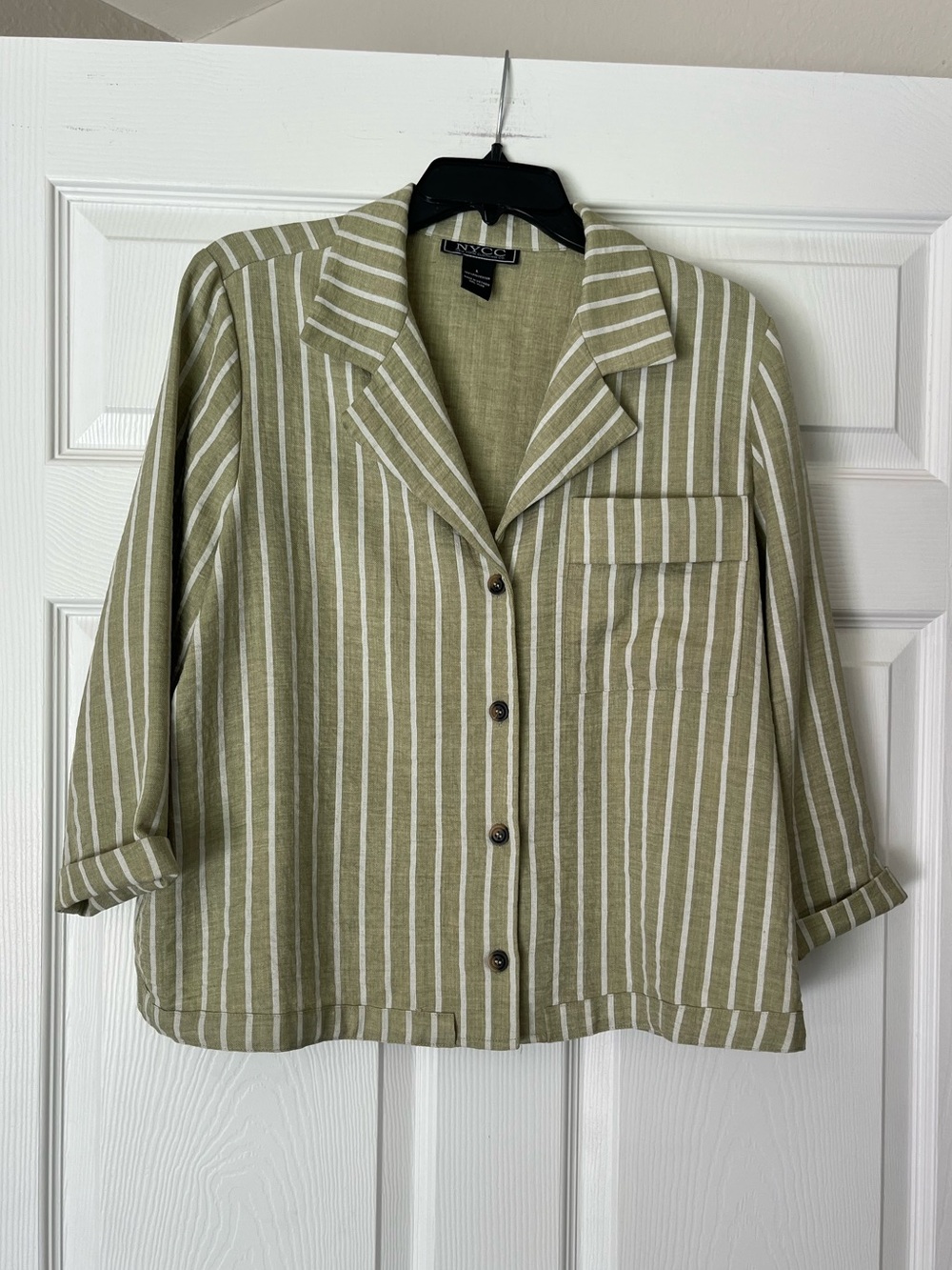 NWOT New York Clothing Co. Striped Button Up Shirt